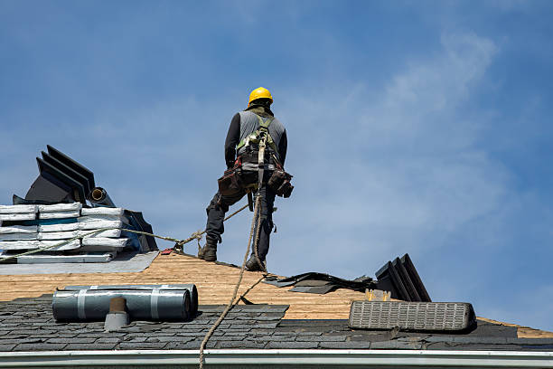 Professional Roofing technician working in Mc Grady, NC